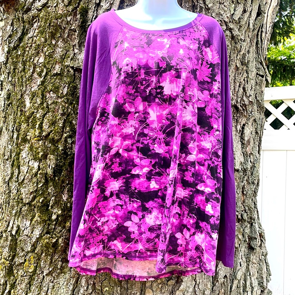 💜Ladies Tech Gear Floral Top 🌺